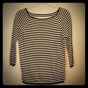 Black and White Striped Shirt